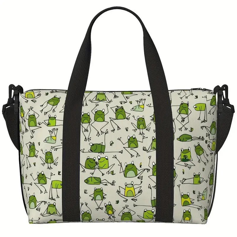 Bolsa de ginástica estampado de sapo