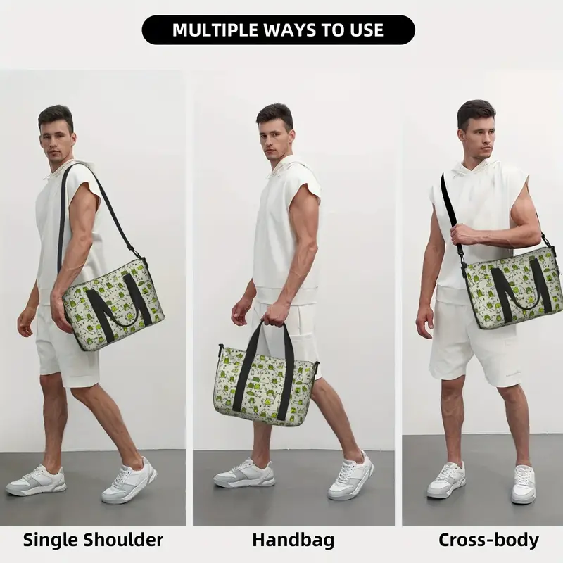 Bolsa de ginástica estampado de sapo
