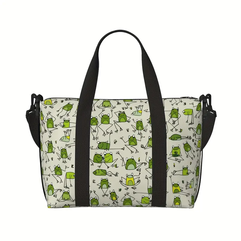 Bolsa de ginástica estampado de sapo