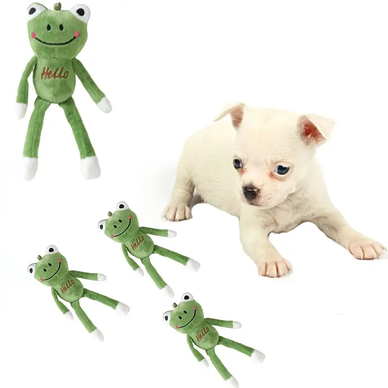 Brinquedo para cães em formato de sapo