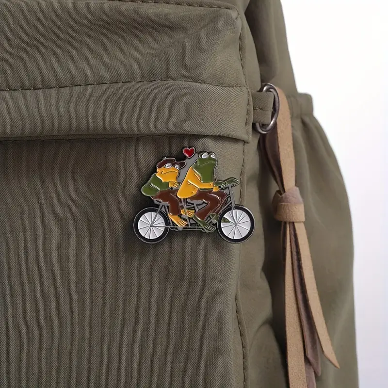 Broche de esmalte de Sapo