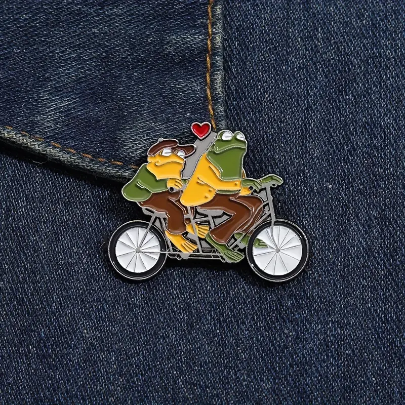Broche de esmalte de Sapo