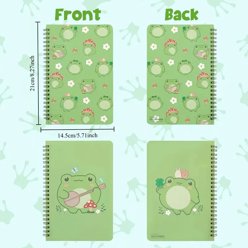 Caderno de sapinhos