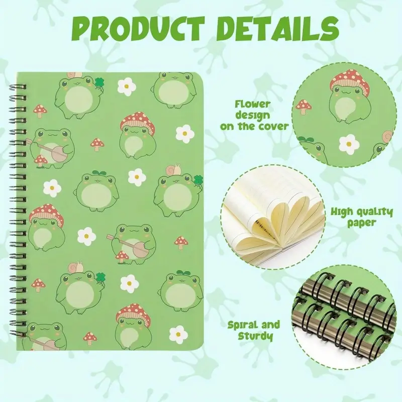 Caderno de sapinhos