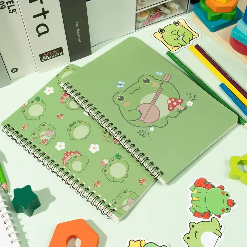 Caderno de sapinhos