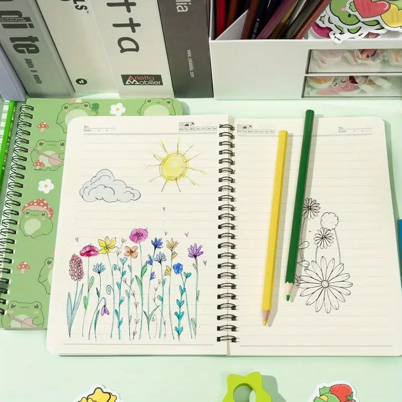 Caderno de sapinhos