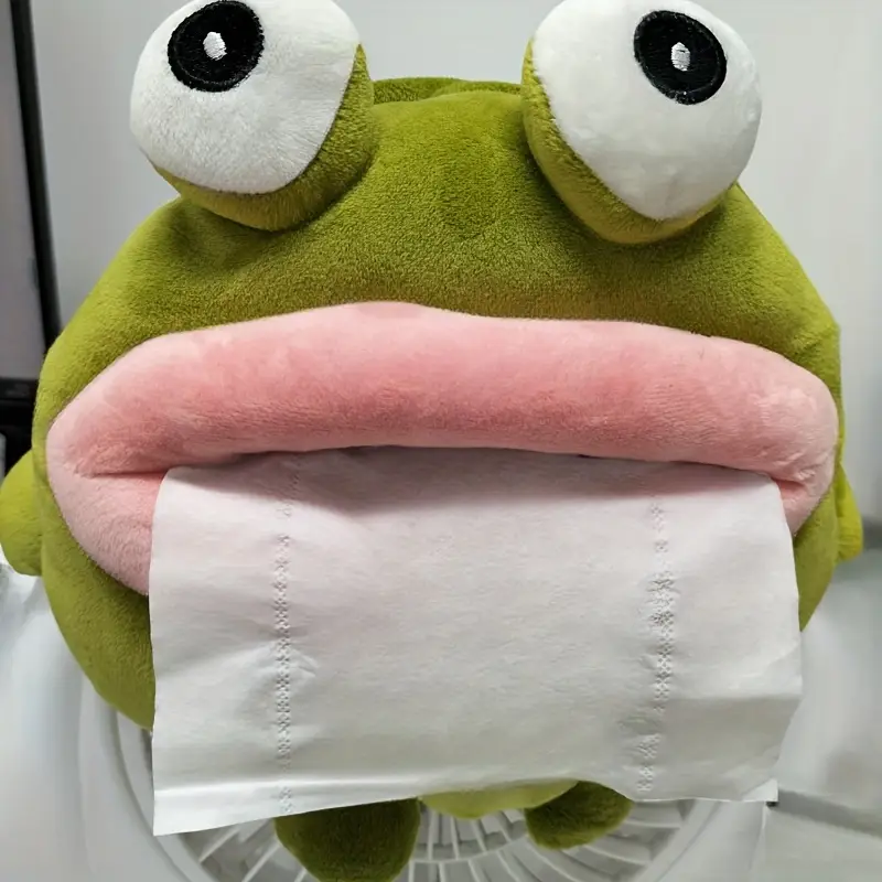 Caixa de lenços em forma de Sapo