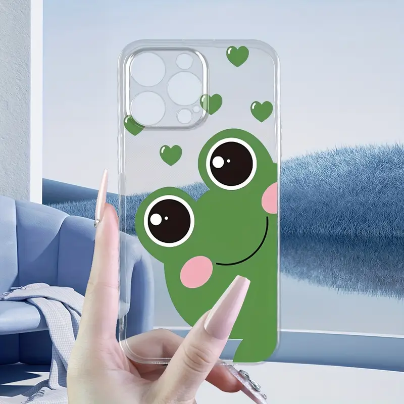 Capa de celular de sapo para iPhone