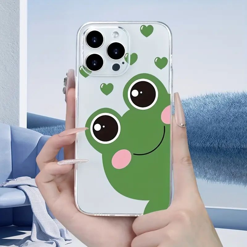 Capa de celular de sapo para iPhone