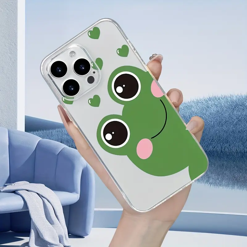 Capa de celular de sapo para iPhone