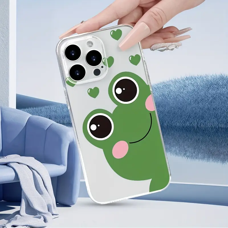 Capa de celular de sapo para iPhone
