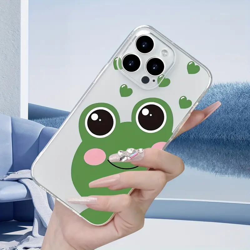 Capa de celular de sapo para iPhone
