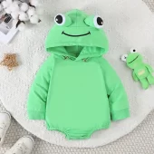 Capuz de sapo para bebê