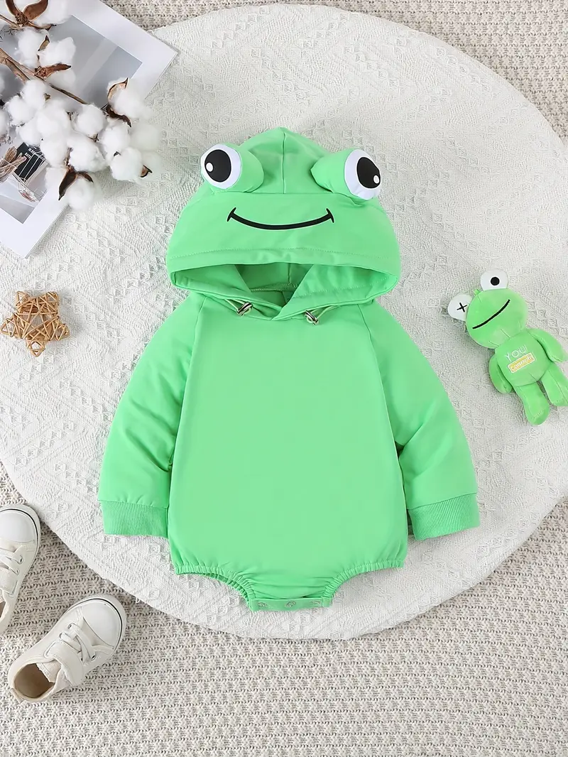 Capuz de sapo para bebê