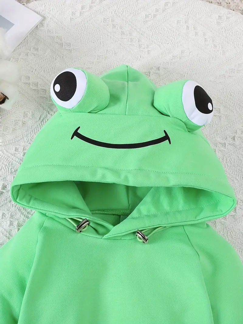 Capuz de sapo para bebê