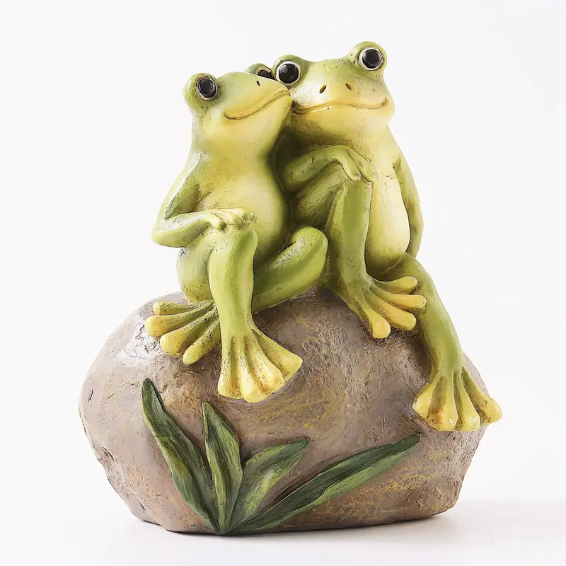 Casal de sapos em miniatura