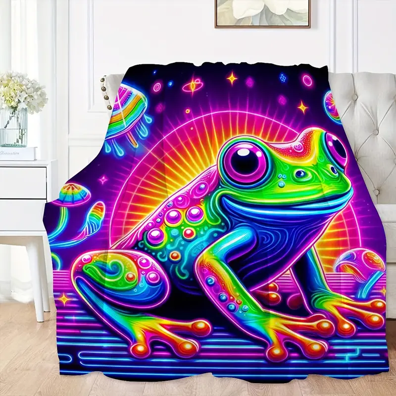 cobertor de la sapo psicodelico 1