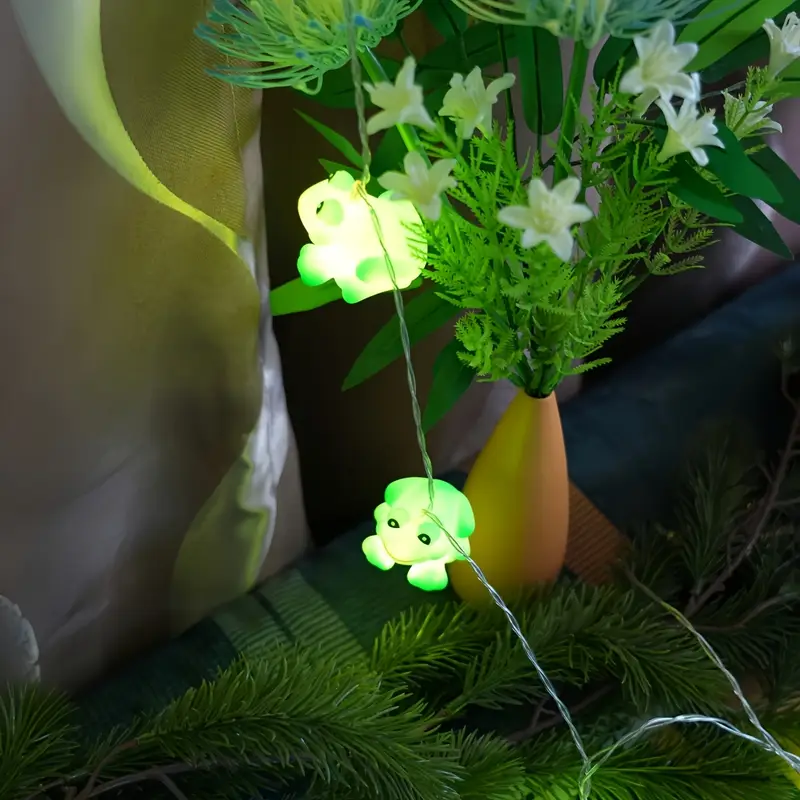 Corda de luzes de sapo