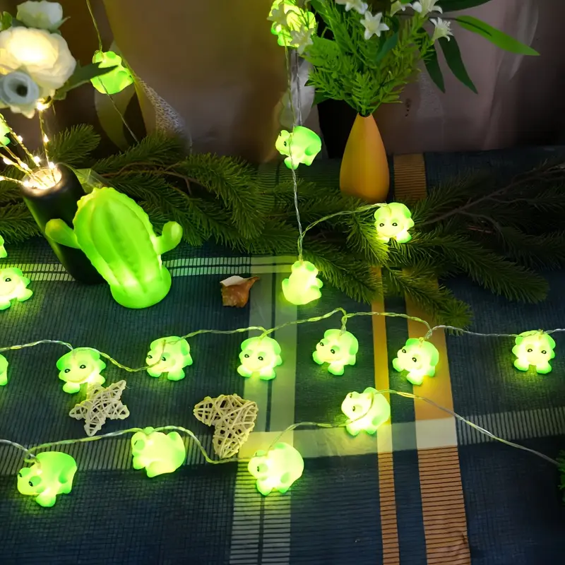 Corda de luzes de sapo