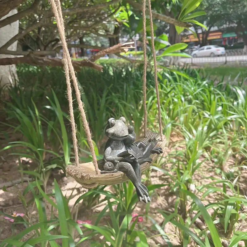 Enfeite de balanço de sapo