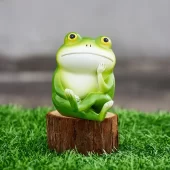 estatua encantadora de sapo gordo 1