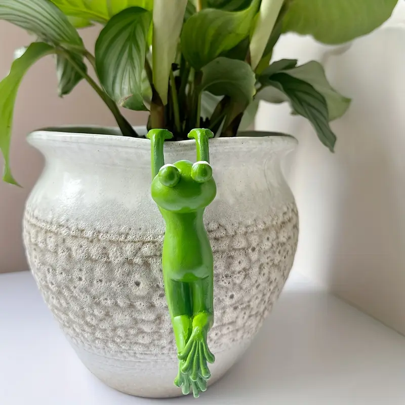 Estatueta de sapo de resina
