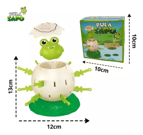 Jogo Pula Sapinho Sapo Jogo De Mesa Brinquedo Diversão Em Família
