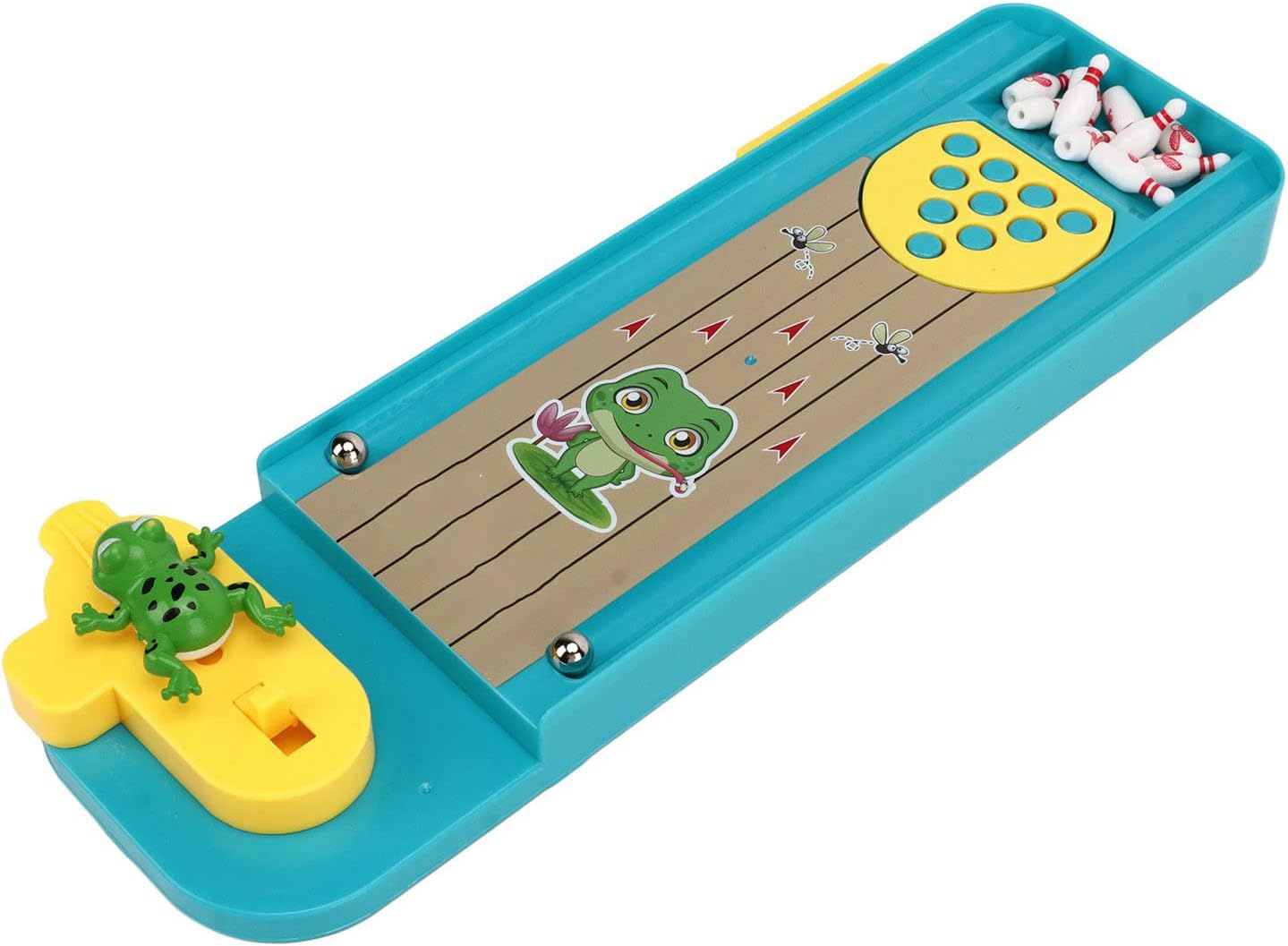 Jogo sapinho jogador de boliche