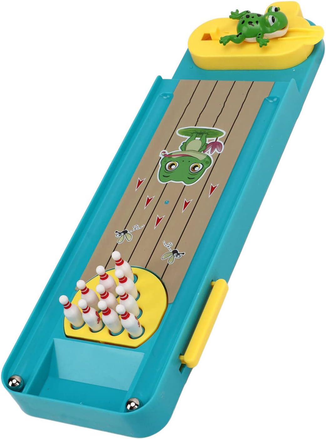 Jogo sapinho jogador de boliche