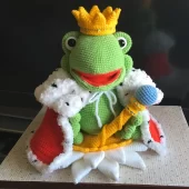 Kit de Crochê Príncipe Sapo