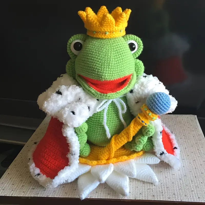 Kit de Crochê Príncipe Sapo