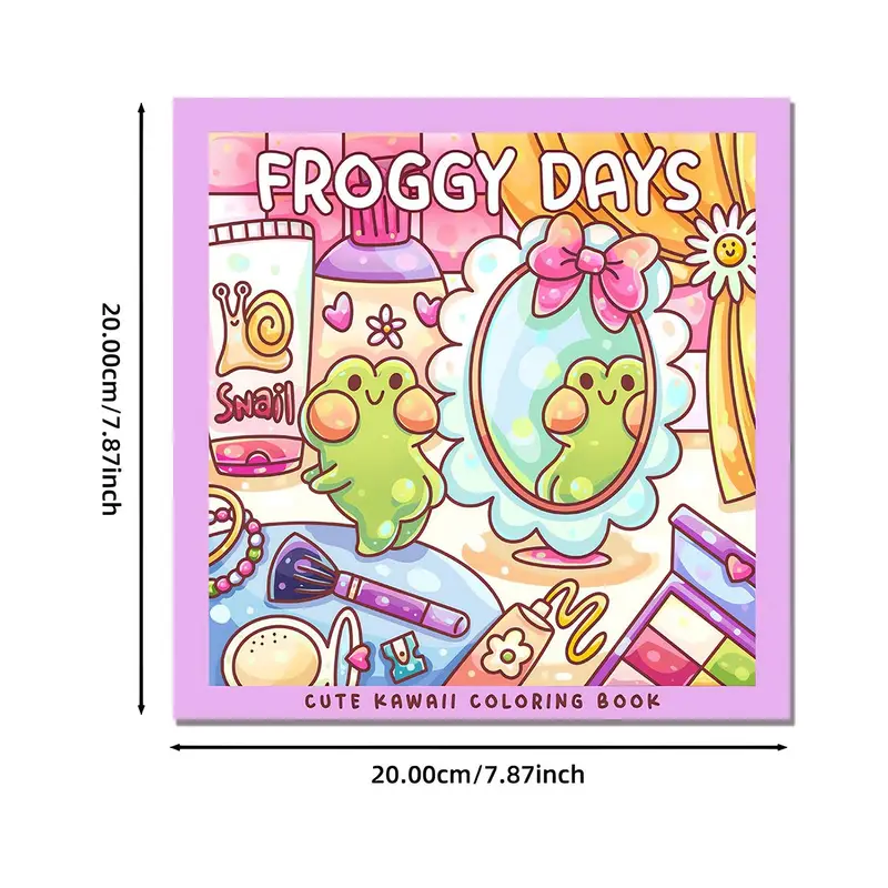 Livro de colorir dia do sapo