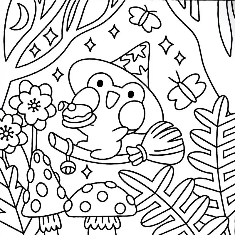 Livro de colorir dia do sapo