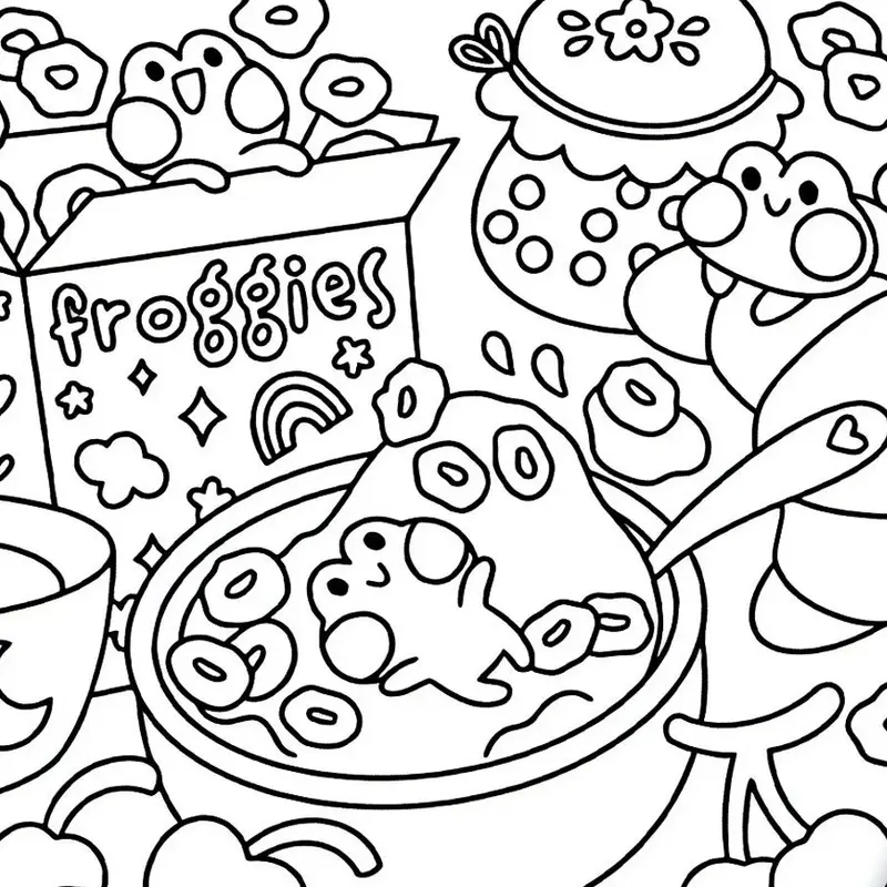 Livro de colorir dia do sapo