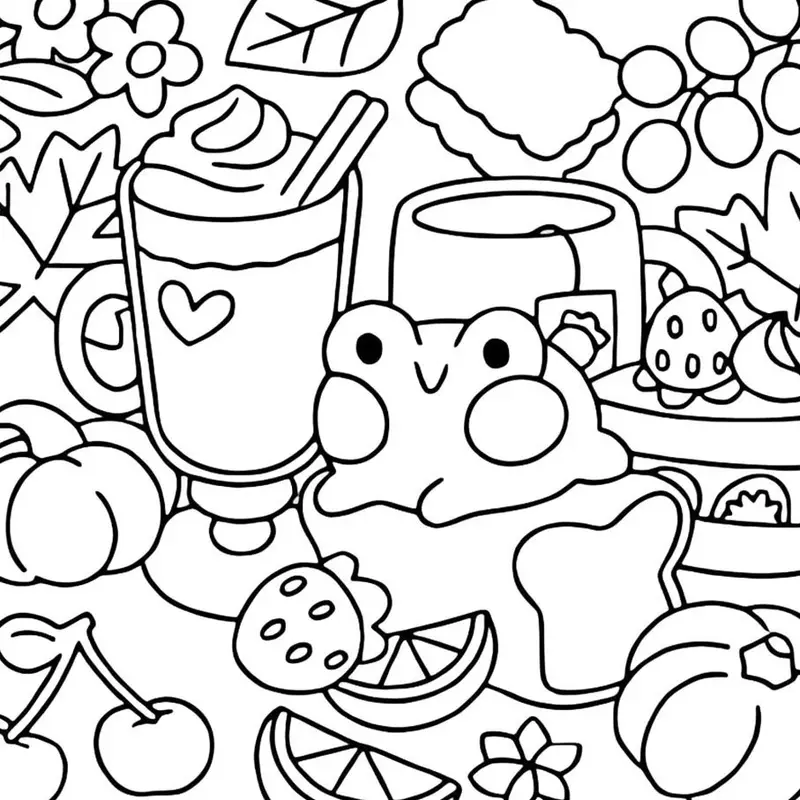 Livro de colorir dia do sapo