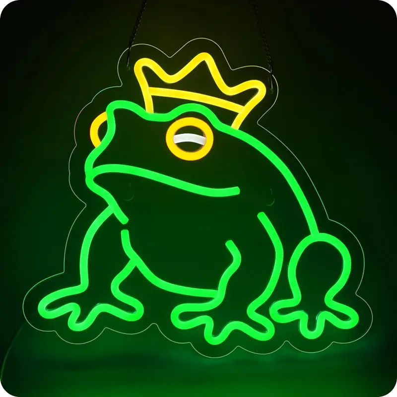 Luz neon de LED príncipe sapo