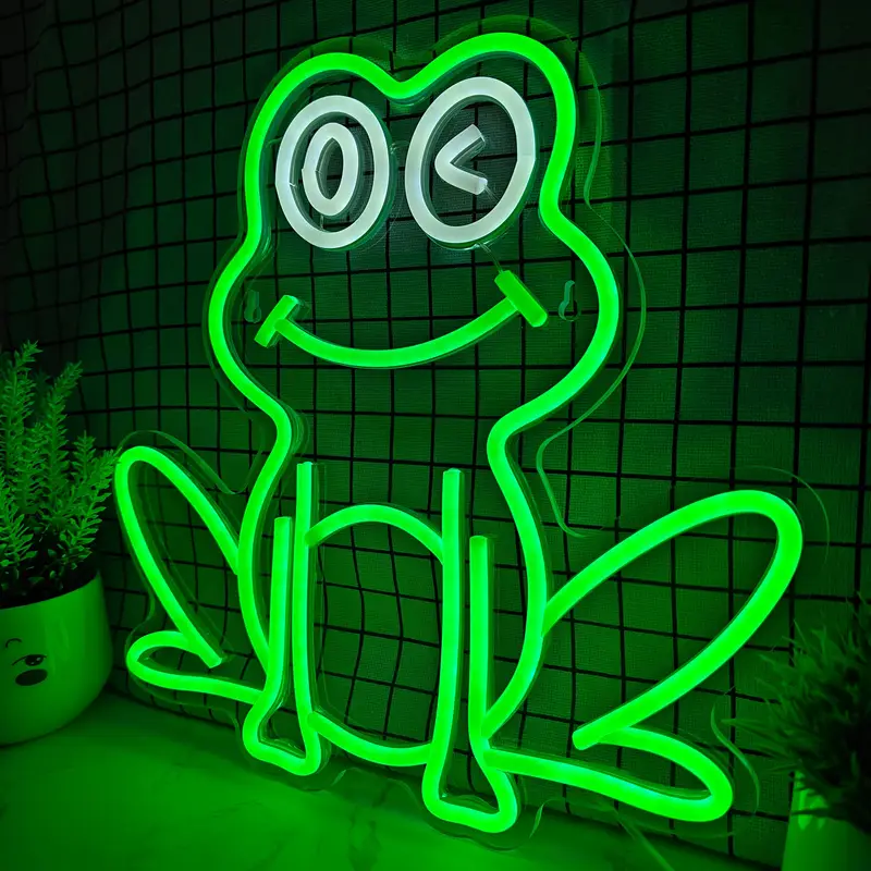 Luz noturna de LED de sapinho