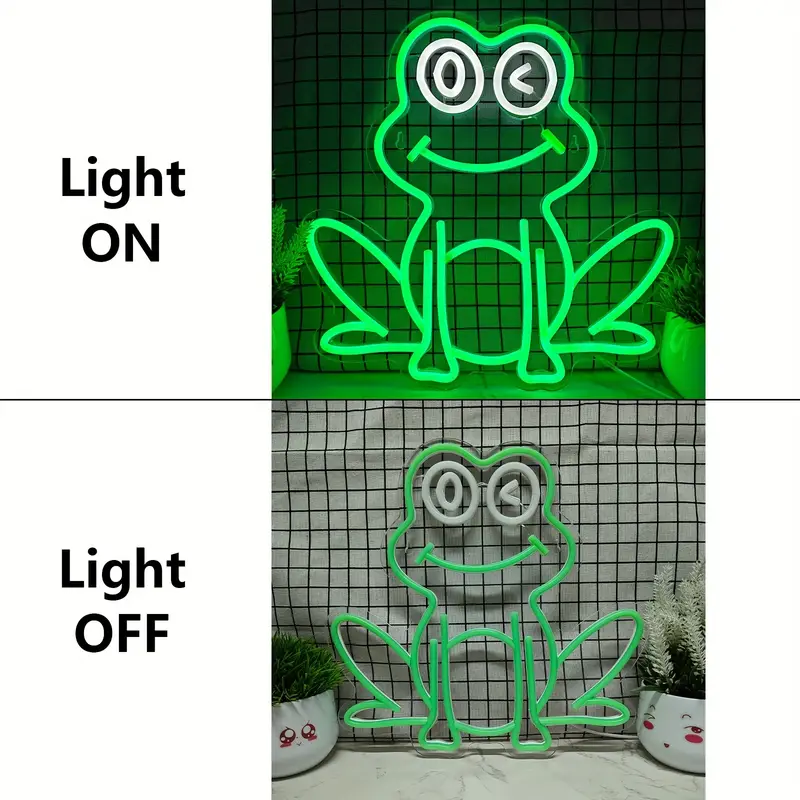Luz noturna de LED de sapinho