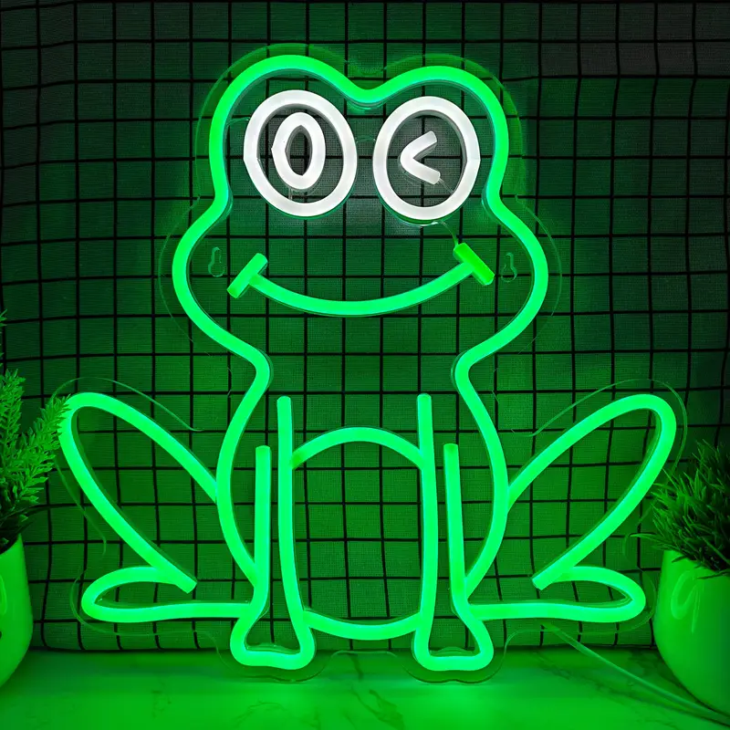 Luz noturna de LED de sapinho