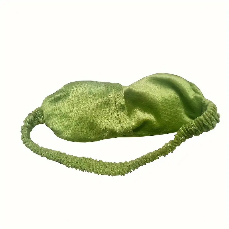 Máscara de dormir em formato de sapo