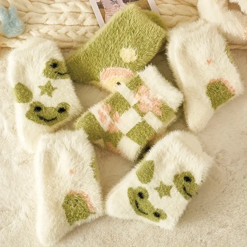 Meias de inverno de sapinho