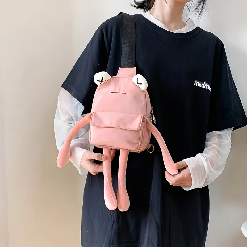 Mini bolsa em forma de sapo