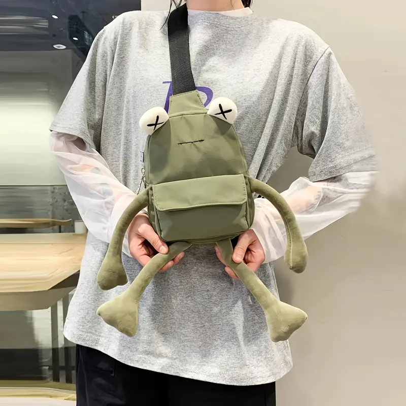 Mini bolsa em forma de sapo