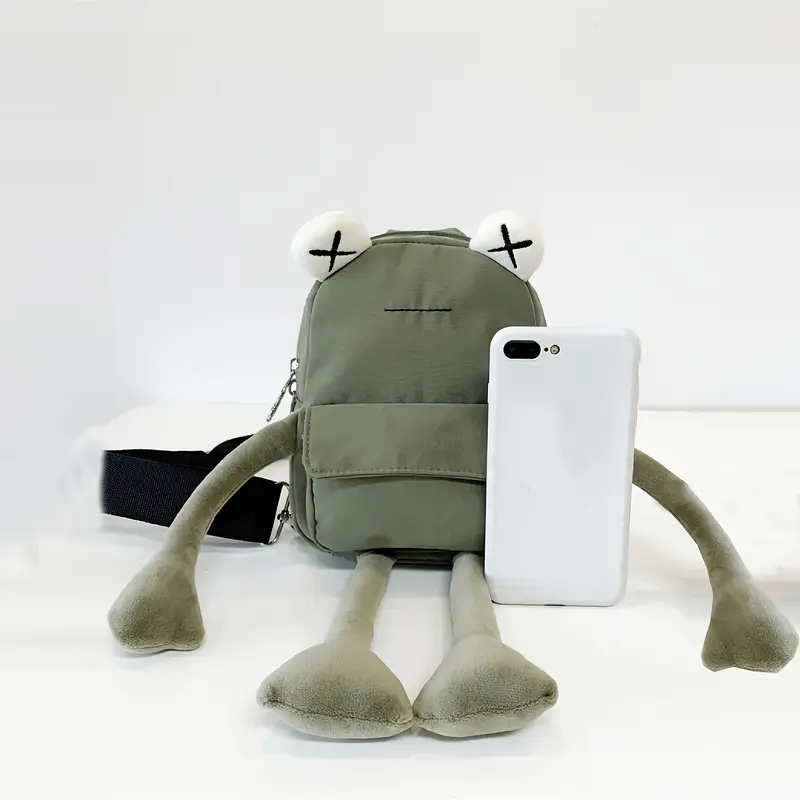 Mini bolsa em forma de sapo