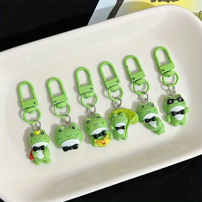 Mini chaveiros de sapo