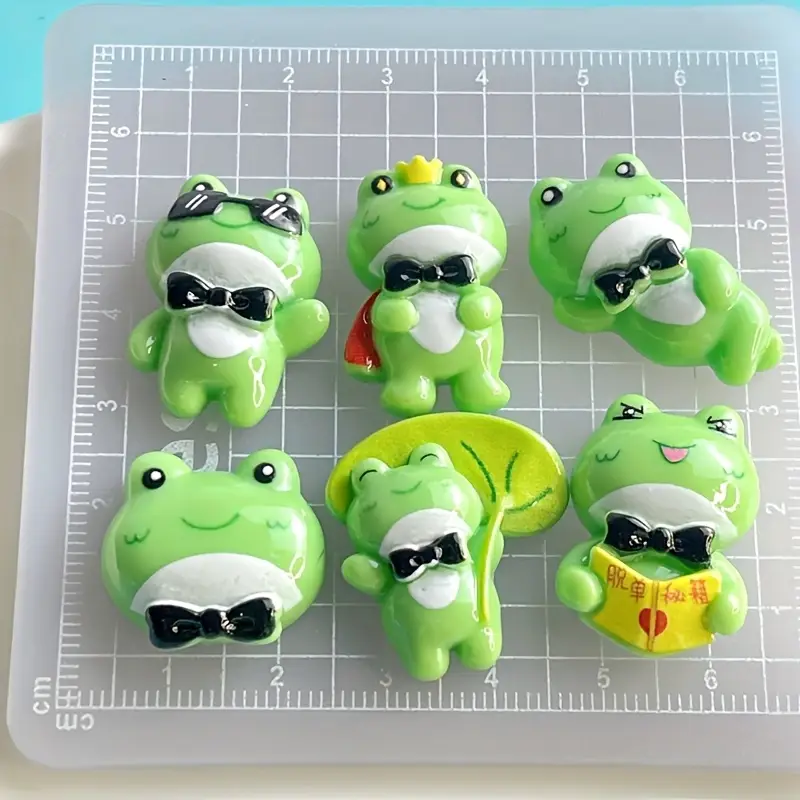 Mini chaveiros de sapo