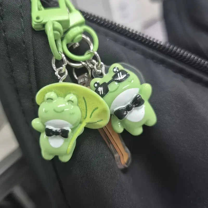 Mini chaveiros de sapo