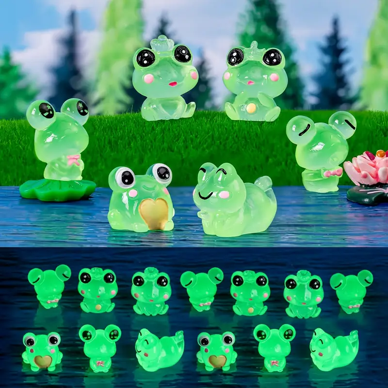 Mini sapinhos de resina