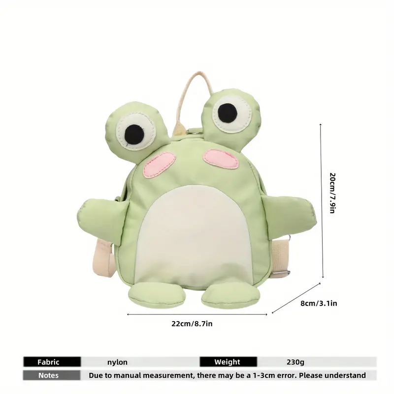Mochila temática de sapo