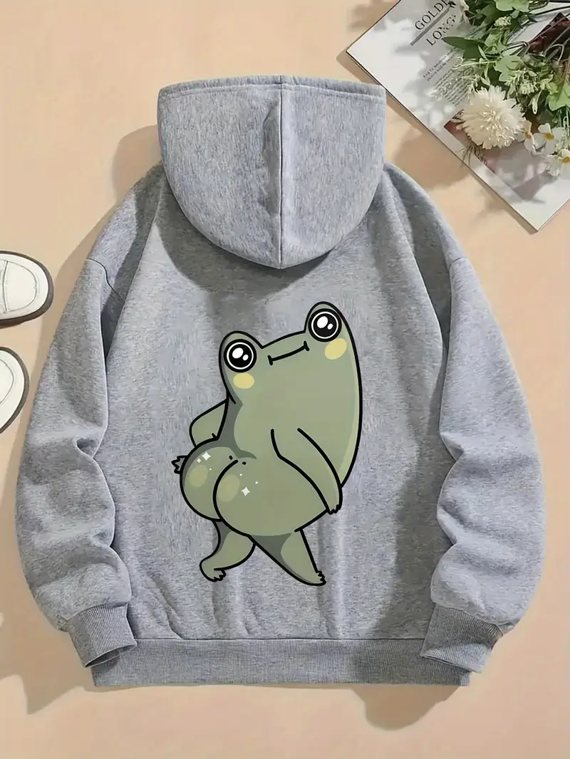 Moletom com estampa de sapinho